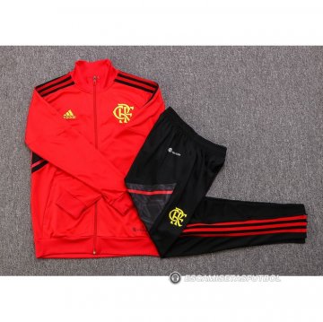Chandal de Chaqueta del Flamengo 22-23 Rojo