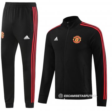 Chandal de Chaqueta del Manchester United 23-24 Negro