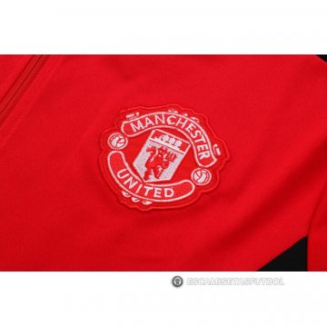 Chandal de Chaqueta del Manchester United Nino 22-23 Rojo