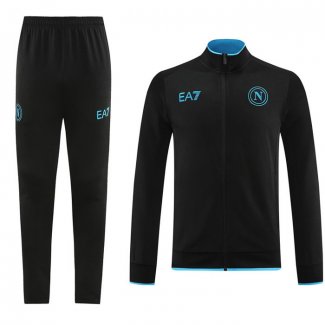 Chandal de Chaqueta del Napoli 23-24 Negro