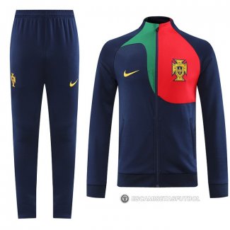 Chandal de Chaqueta del Portugal 22-23 Azul