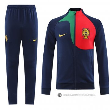 Chandal de Chaqueta del Portugal 22-23 Azul