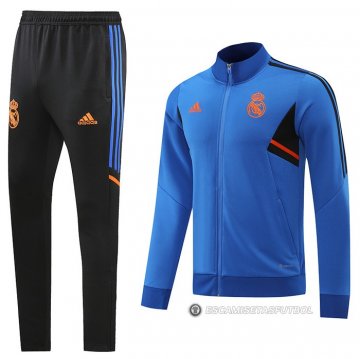 Chandal de Chaqueta del Real Madrid 22-23 Azul