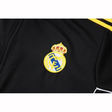 Chandal de Chaqueta del Real Madrid 25-26 Negro Amarillo