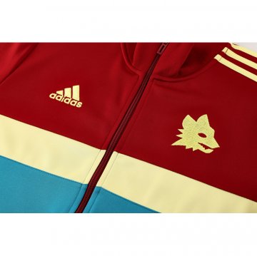 Chandal de Chaqueta del Roma 24-25 Rojo Azul