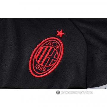 Chandal de Sudadera del AC Milan 22-23 Negro