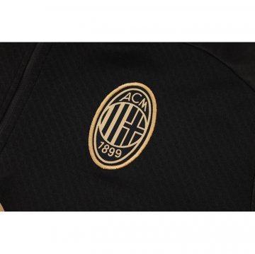 Chandal de Sudadera del AC Milan 24-25 Negro