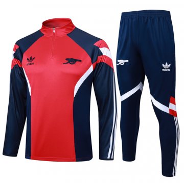 Chandal de Sudadera del Arsenal Nino 2024-25 Rojo Azul
