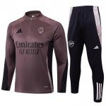 Chandal de Sudadera del Arsenal Nino 24-25 Gris Purpura