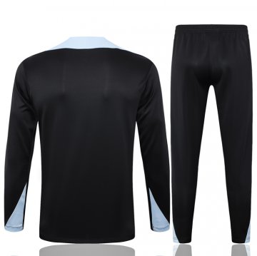 Chandal de Sudadera del Barcelona 24-25 Negro y Gris