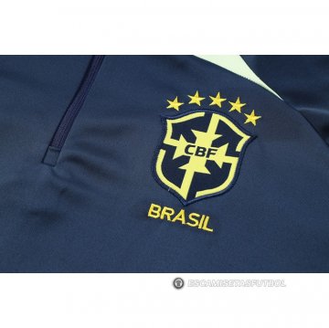 Chandal de Sudadera del Brasil 23-24 Azul