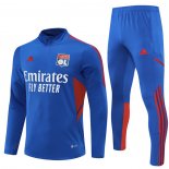 Chandal de Sudadera del Lyon 2022-23 Azul