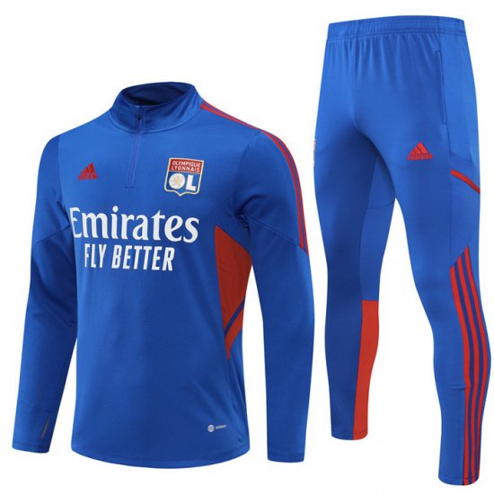 Chandal de Sudadera del Lyon 2022-23 Azul - Haga un click en la imagen para cerrar