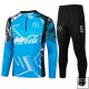 Chandal de Sudadera del Napoli Nino 24-25 Azul