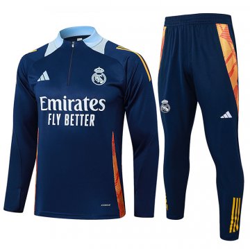 Chandal de Sudadera del NinoReal Madrid Nino 2024-25 Azul