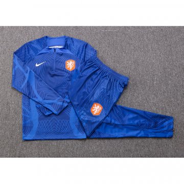 Chandal de Sudadera del Paises Bajos 2022-23 Azul