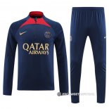 Chandal de Sudadera del Paris Saint-Germain 2023-24 Azul