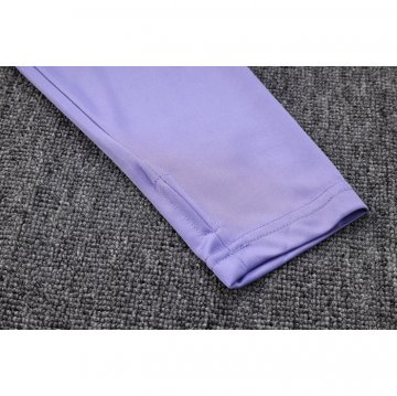 Chandal de Sudadera del Real Madrid Nino 22-23 Purpura