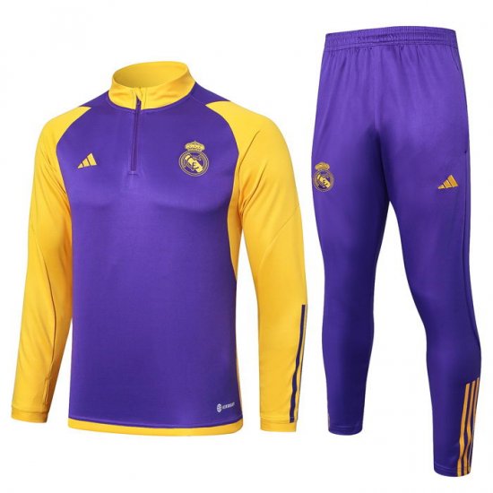 Chandal de Sudadera del Real Madrid Nino 23-24 Purpura - Haga un click en la imagen para cerrar