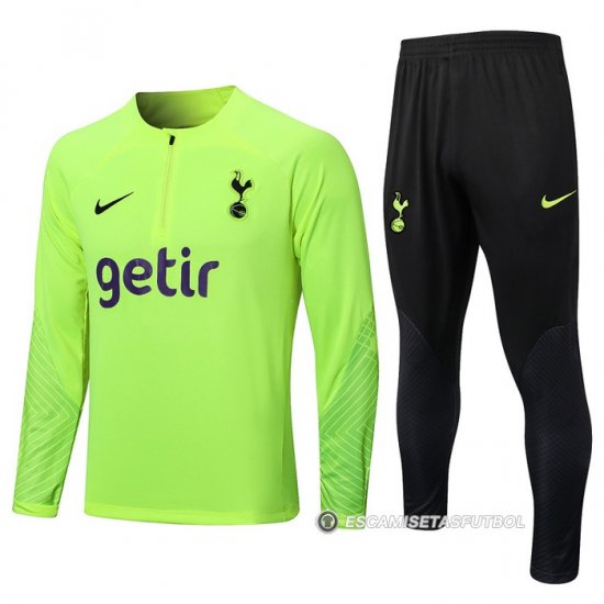 Chandal de Sudadera del Tottenham Hotspur 22-23 Verde - Haga un click en la imagen para cerrar