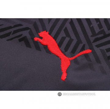 Chandal del AC Milan Manga Corta 22-23 Gris