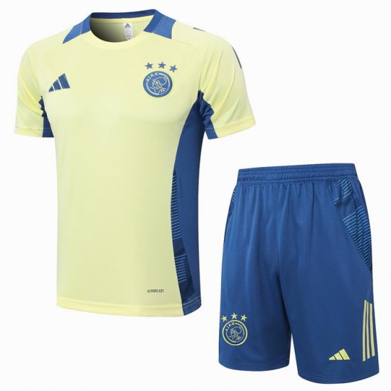 Chandal del Ajax Manga Corta 24-25 Amarillo - Pantalon Corto - Haga un click en la imagen para cerrar