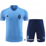 Chandal del Argentina Manga Corta 23-24 Azul Oscuro - Pantalon Corto