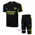 Chandal del Arsenal Manga Corta 2023-24 Negro - Pantalon Corto