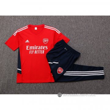 Chandal del Arsenal Manga Corta 22-23 Rojo