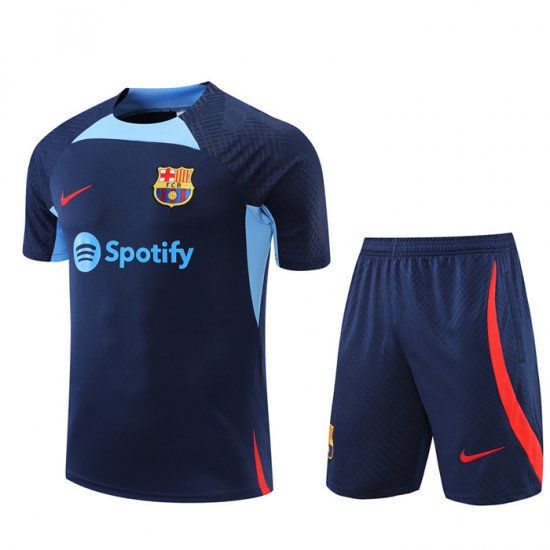 Chandal del Barcelona Manga Corta 2022-23 Azul - Pantalon Corto - Haga un click en la imagen para cerrar