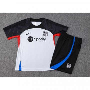 Chandal del Barcelona Manga Corta 23-24 Gris - Pantalon Corto