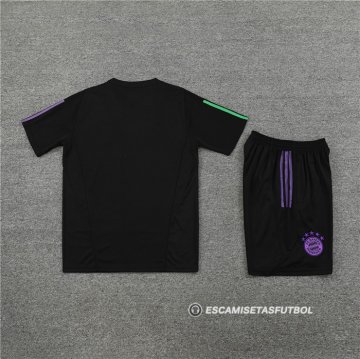 Chandal del Bayern Munich Manga Corta 23-24 Negro - Pantalon Corto