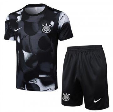 Chandal del Corinthians Manga Corta 25-26 Negro - Pantalon Corto
