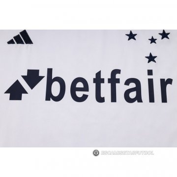 Chandal del Cruzeiro Manga Corta 23-24 Blanco - Pantalon Corto