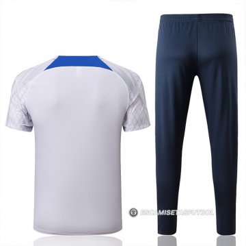 Chandal del Francia Manga Corta 22-23 Blanco