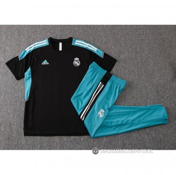 Chandal del Real Madrid Manga Corta 22-23 Negro