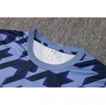 Chandal del Real Madrid Manga Corta 24-25 Negro y Gris - Pantalon Corto