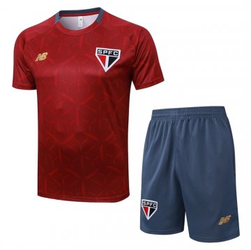 Chandal del Sao Paulo Manga Corta 25-26 Rojo - Pantalon Corto