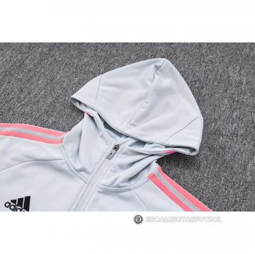 Chaqueta con Capucha del Arsenal 23-24 Gris