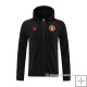 Chaqueta con Capucha del Manchester United 22-23 Negro
