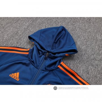 Chaqueta con Capucha del Manchester United 23-24 Azul