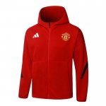 Chaqueta con Capucha del Manchester United 25-26 Rojo