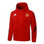 Chaqueta con Capucha del Manchester United 25-26 Rojo