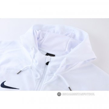 Chaqueta con Capucha del Paris Saint-Germain 2022-23 Blanco