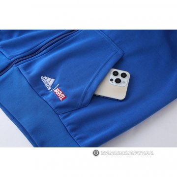 Chaqueta con Capucha del Real Madrid 22-23 Azul