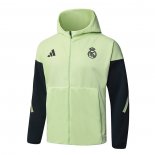 Chaqueta con Capucha del Real Madrid 25-26 Verde