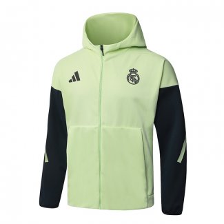 Chaqueta con Capucha del Real Madrid 25-26 Verde