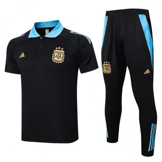 Conjunto Polo del Argentina 2024-25 Negro - Haga un click en la imagen para cerrar