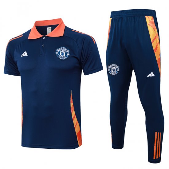 Conjunto Polo del Manchester United 24-25 Azul - Haga un click en la imagen para cerrar