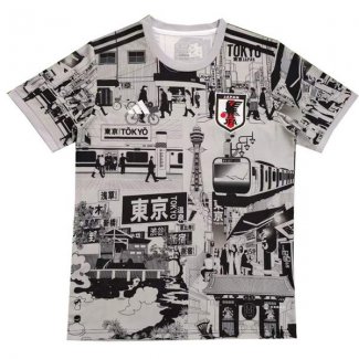 Tailandia Camiseta Japon Anime 24-25 Gris